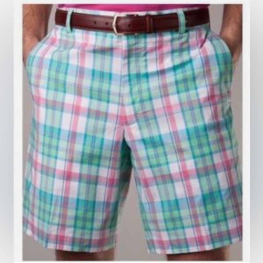 🆕 w/ Tags Southern Tide “The Skipjack” Shorts - Blue & Pink Plaid, Seersucker